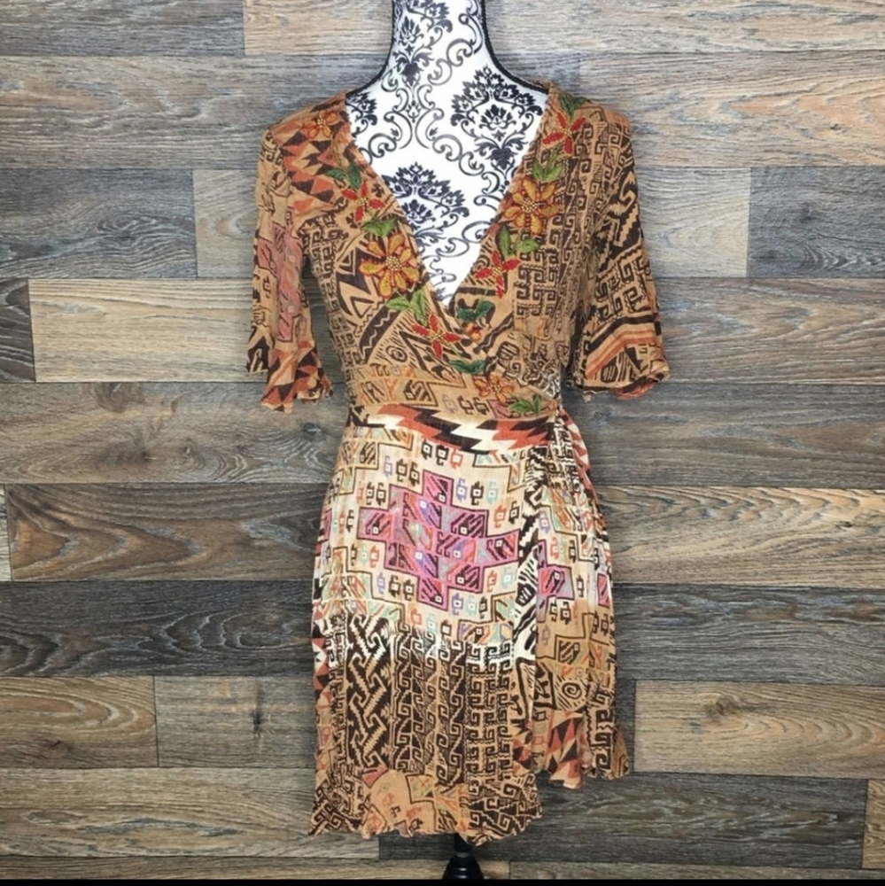 Anthropologie wrap dress